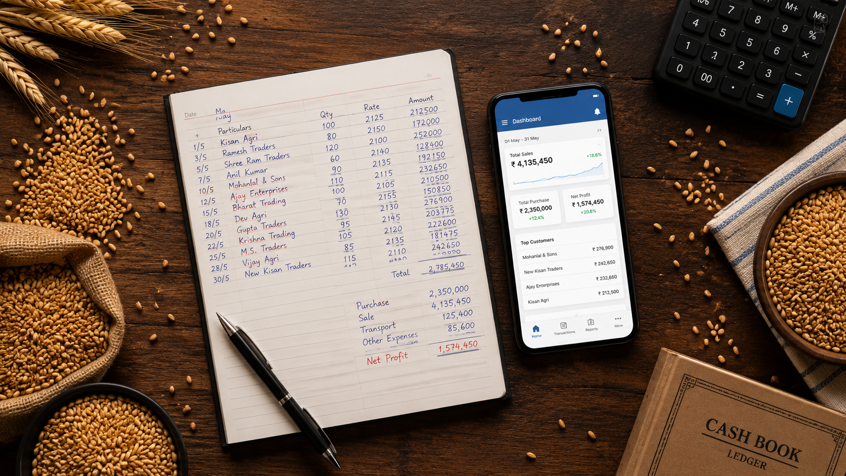 How to Manage Daily Anaj Mandi Transactions Without Excel